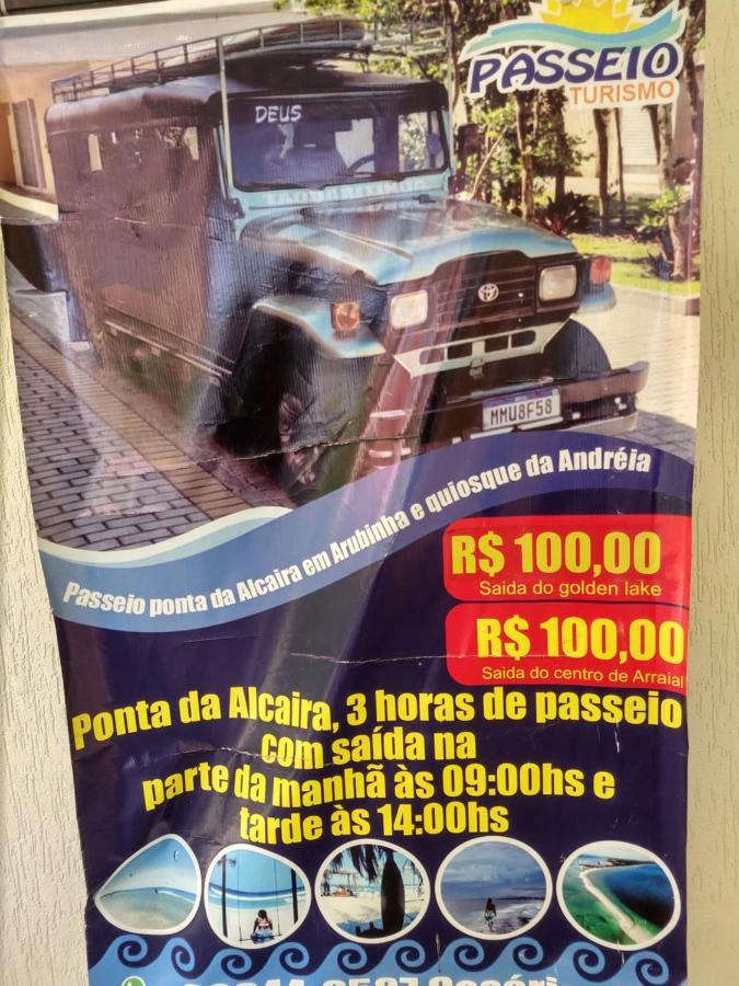 Apartamento No Golden Lake - Pe Na Areia, Agua De Coco E Cervejinha Arraial do Cabo Kültér fotó